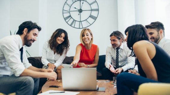 business people having a meeting