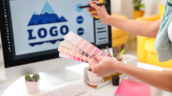 woman graphic designer