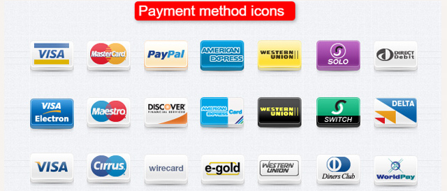 payment method icons