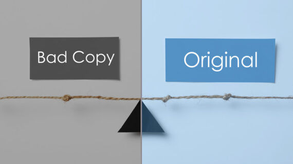 bad copy and original copy